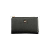 Tommy Hilfiger Schwarzes Polyethylen Portemonnaie für Frauen