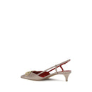 Valentino Garavani Graue Kalbshaut Bos Taurus Mid-Heel Pumps