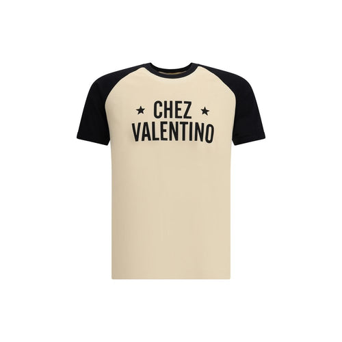 Valentino Baumwoll-T-Shirt in Creme