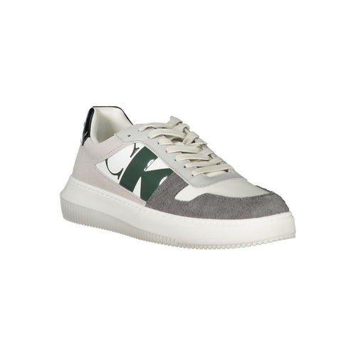 Calvin Klein Weißer Polyester-Sneaker