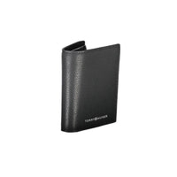Tommy Hilfiger Schwarzes Leder Herren Portemonnaie
