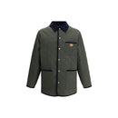 Valentino Grüner Polyamid-Mantel