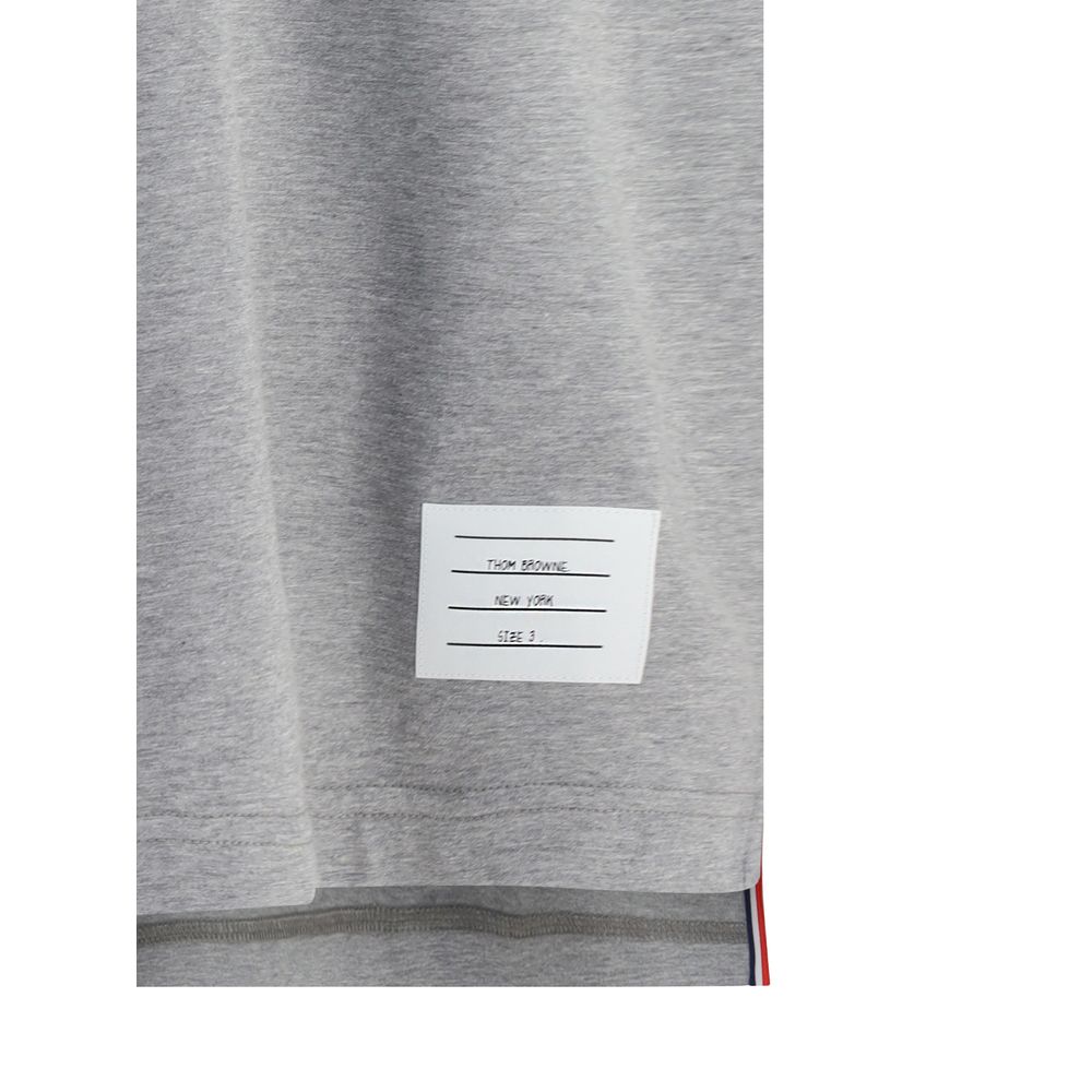 Thom Browne Grey Cotton T-Shirt