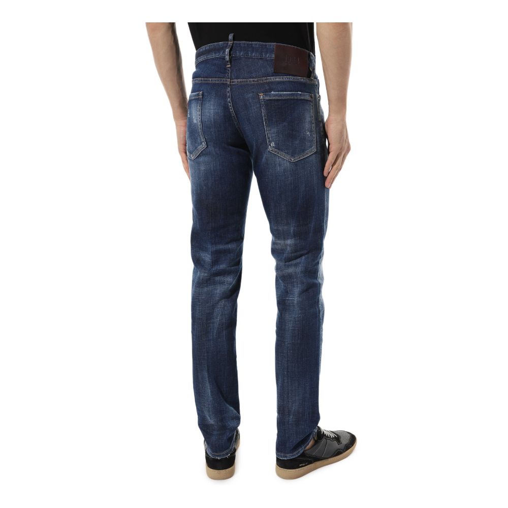 Dsquared² Blaue Baumwolljeans &amp