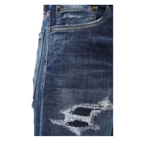Dsquared² Blaue Baumwolljeans &amp