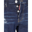 Dsquared² Blaue Baumwolljeans &amp