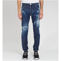 Dsquared² Blaue Baumwolljeans &amp