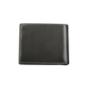 Calvin Klein Schwarzes Leder Herren Portemonnaie