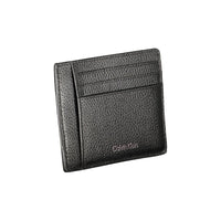 Calvin Klein Schwarzes Leder Portemonnaie