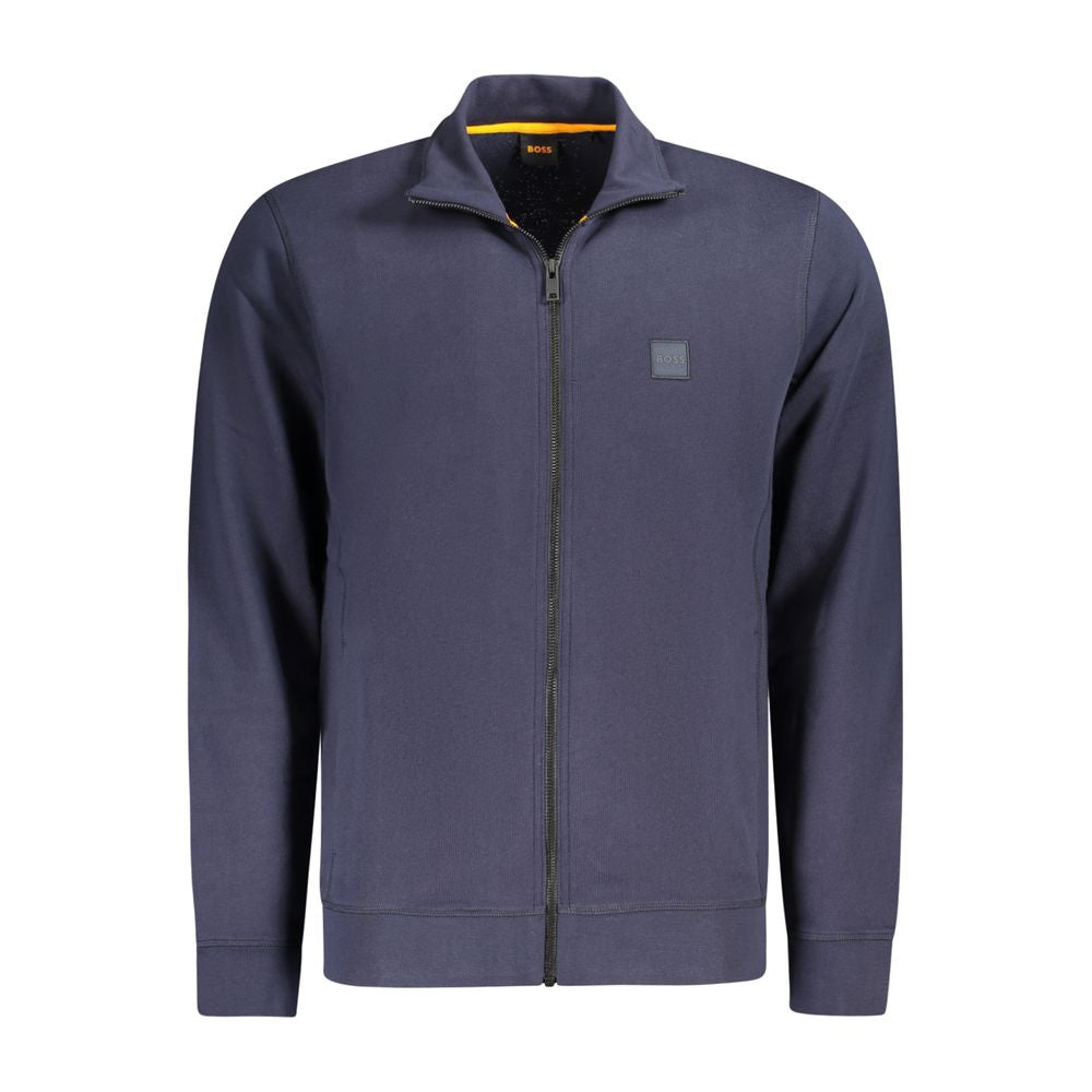 Hugo Boss Blauer Baumwollpullover