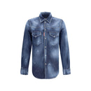 Dsquared² Blaues Jeanshemd
