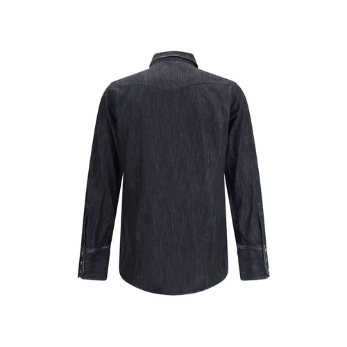 Dsquared² Schwarzes Jeanshemd