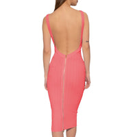 Balmain Rosa Viskose-Kleid
