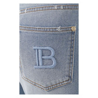 Balmain Blaue Baumwolljeans &amp
