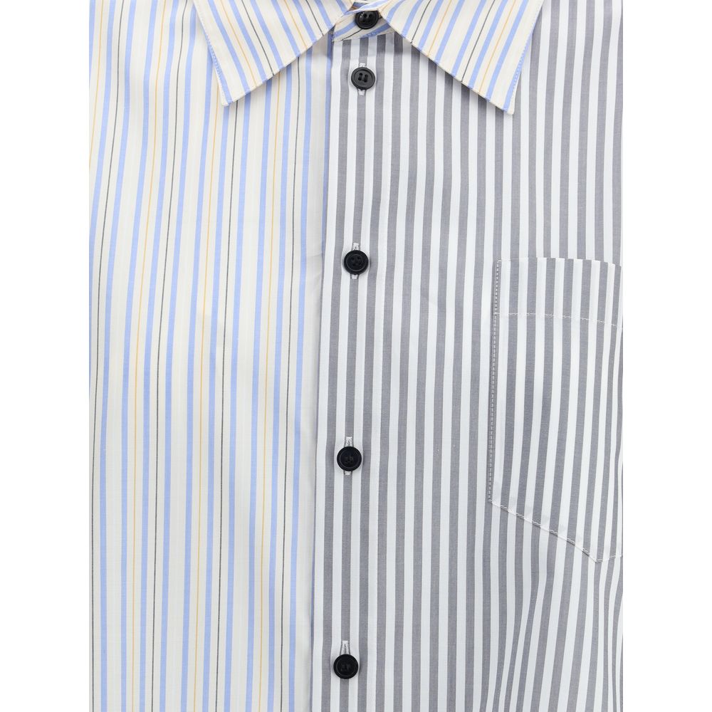 Marni Baumwollhemd mit Muster in Mehrfarben