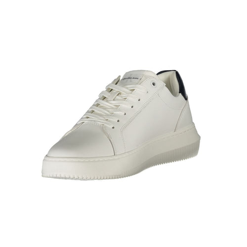 Calvin Klein Weißer Polyester-Sneaker
