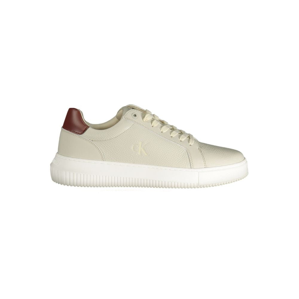 Calvin Klein Braunes Leder Herren Sneaker