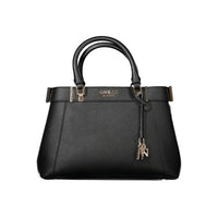 Guess Jeans Schwarz Polyethylen Frauen Handtasche