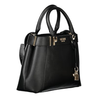 Guess Jeans Schwarz Polyethylen Frauen Handtasche