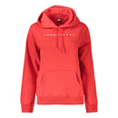 Tommy Hilfiger Roter Bio-Baumwollpullover für Frauen