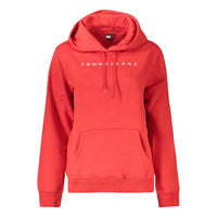 Tommy Hilfiger Roter Bio-Baumwollpullover für Frauen