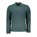 La Martina Classic Green Polo Shirt with Embroidered Details