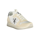 Calvin Klein Weißer Polyester Damen Sneaker