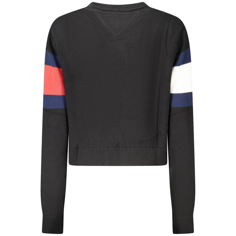 Tommy Hilfiger Schwarzer Baumwollpullover für Frauen