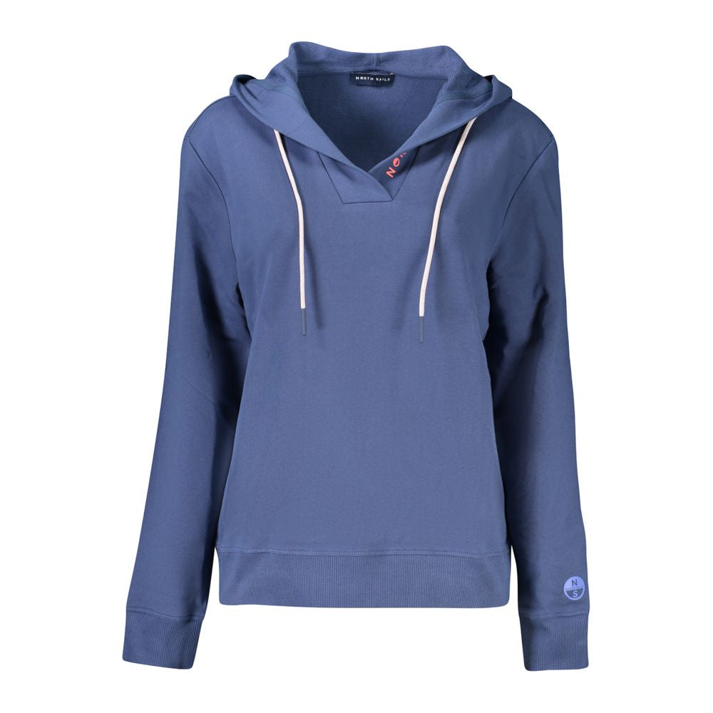 North Sails Baumwoll-Sweatshirt in Blau