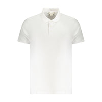 Calvin Klein Weißes Baumwoll-Poloshirt für Männer