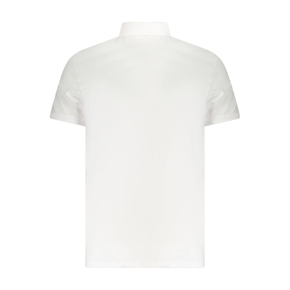 Calvin Klein Weißes Baumwoll-Poloshirt für Männer