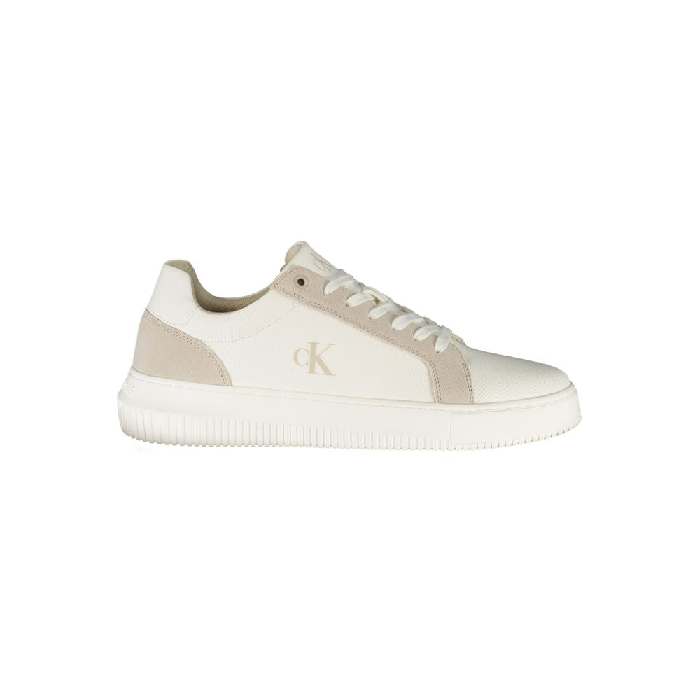 Calvin Klein Weißes Leder Herren Sneaker