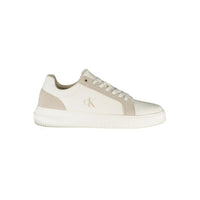 Calvin Klein Weißes Leder Herren Sneaker