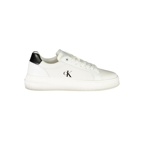 Calvin Klein Weißer Polyester-Sneaker