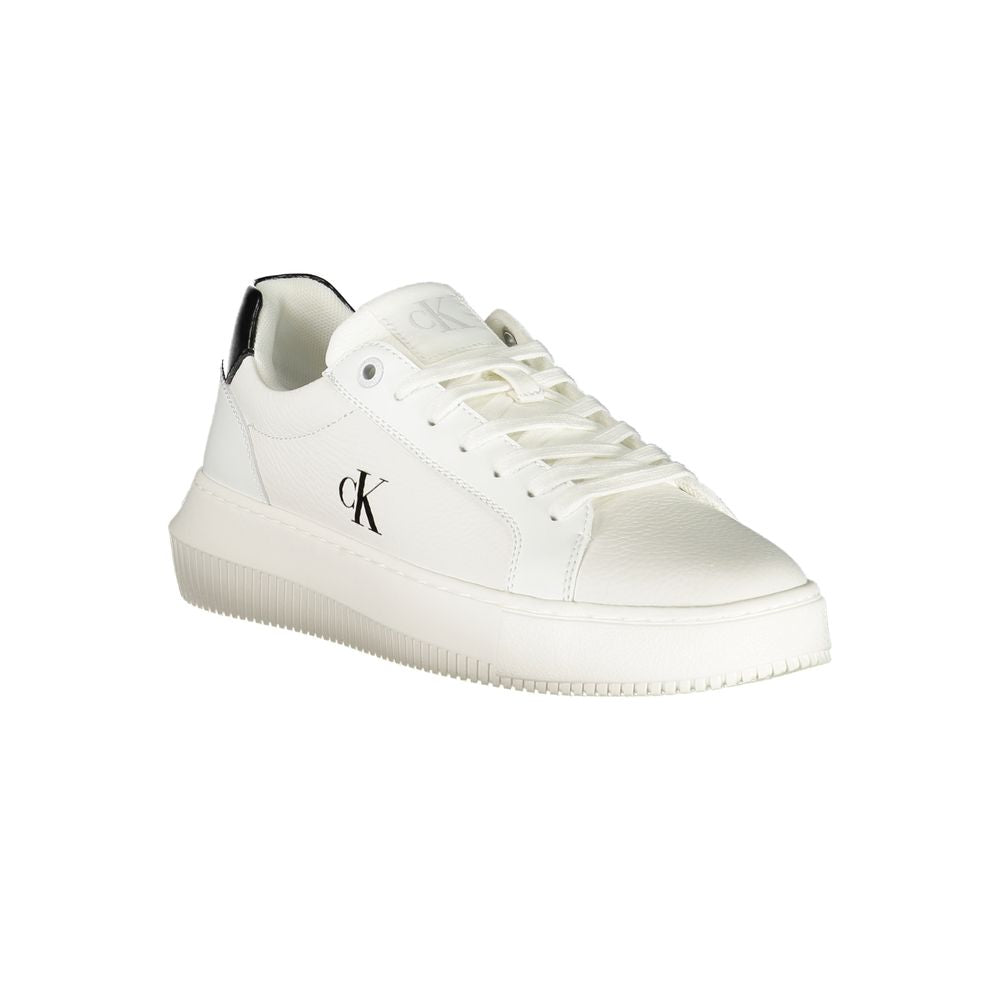 Calvin Klein Weißes Leder Damen Sneaker