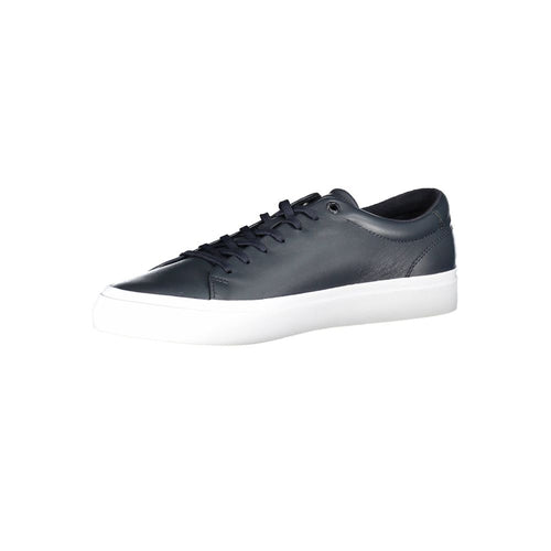 Tommy Hilfiger Blaue Leder Herren Sneaker