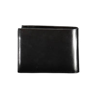 Calvin Klein Schwarzes Leder Herren Portemonnaie