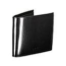 Calvin Klein Schwarzes Leder Herren Portemonnaie