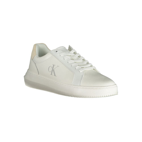 Calvin Klein Weißer Polyester-Sneaker