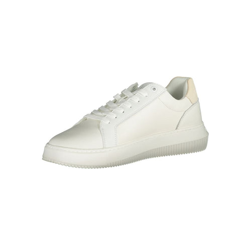Calvin Klein Weißer Polyester-Sneaker