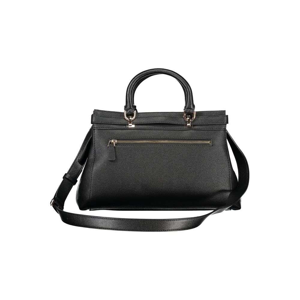 Guess Jeans Schwarz Polyethylen Frauen Handtasche
