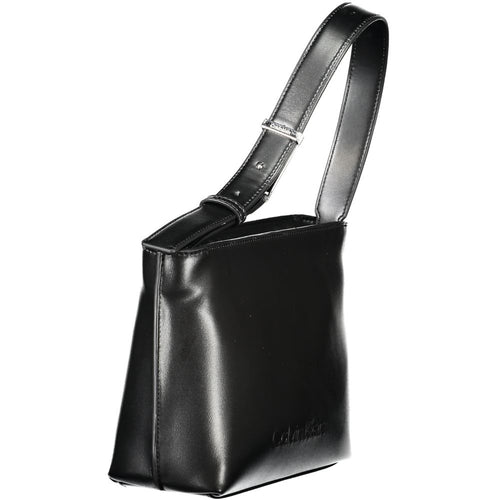 Calvin Klein Schwarze Polyester-Handtasche