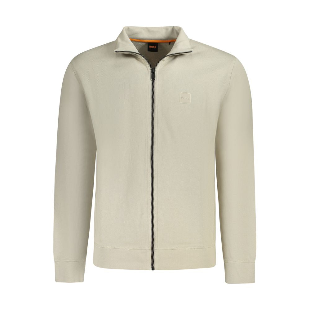 Hugo Boss Beigefarbener Baumwollpullover