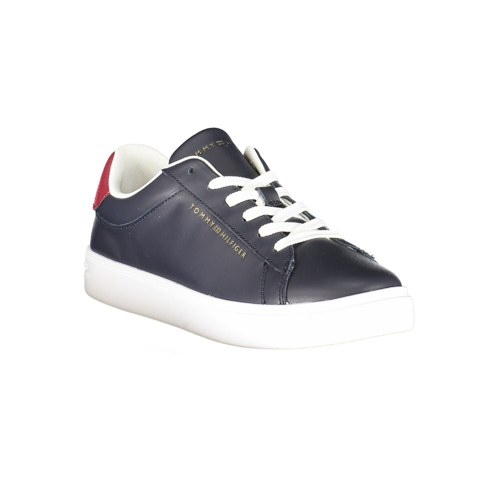 Tommy Hilfiger Blaue Leder Damen Sneaker