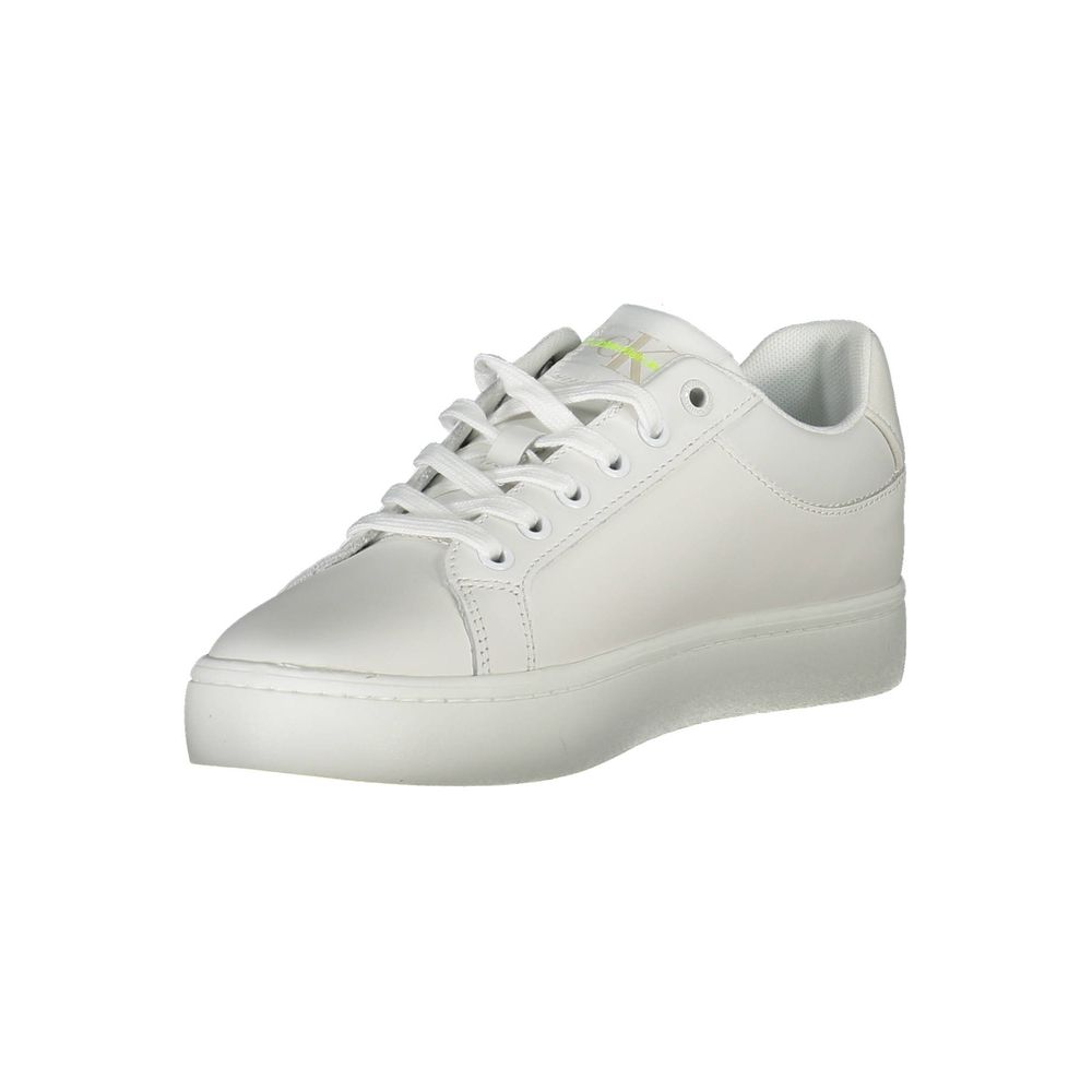 Calvin Klein Weißes Leder Damen Sneaker