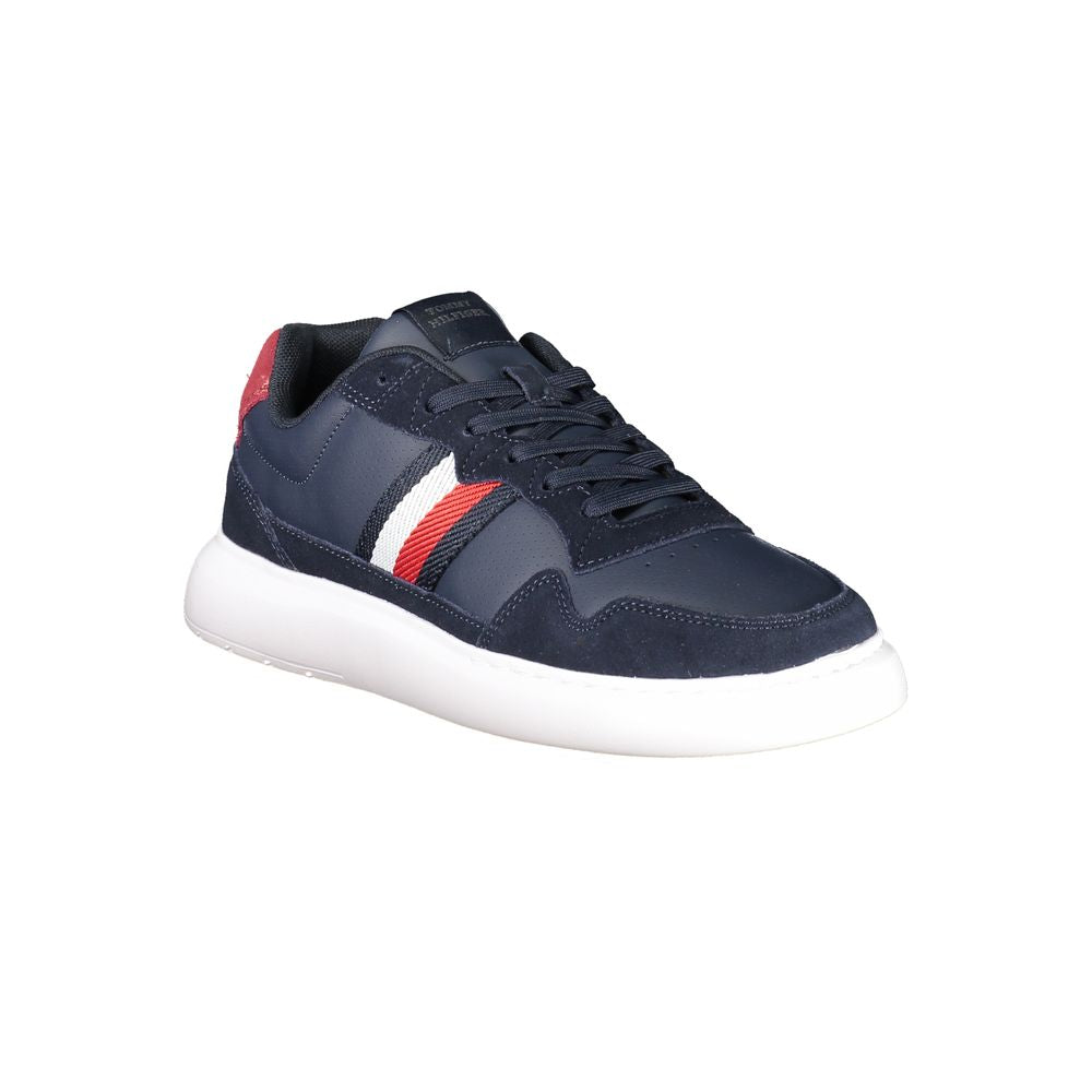 Tommy Hilfiger Blaue Leder Herren Sneaker