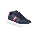 Tommy Hilfiger Blaue Leder Herren Sneaker