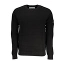 Calvin Klein Schlanker Rundhalspullover aus Bio-Baumwolle