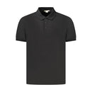 Calvin Klein Schwarzes Baumwoll-Poloshirt für Männer
