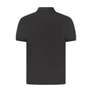 Calvin Klein Schwarzes Baumwoll-Poloshirt für Männer